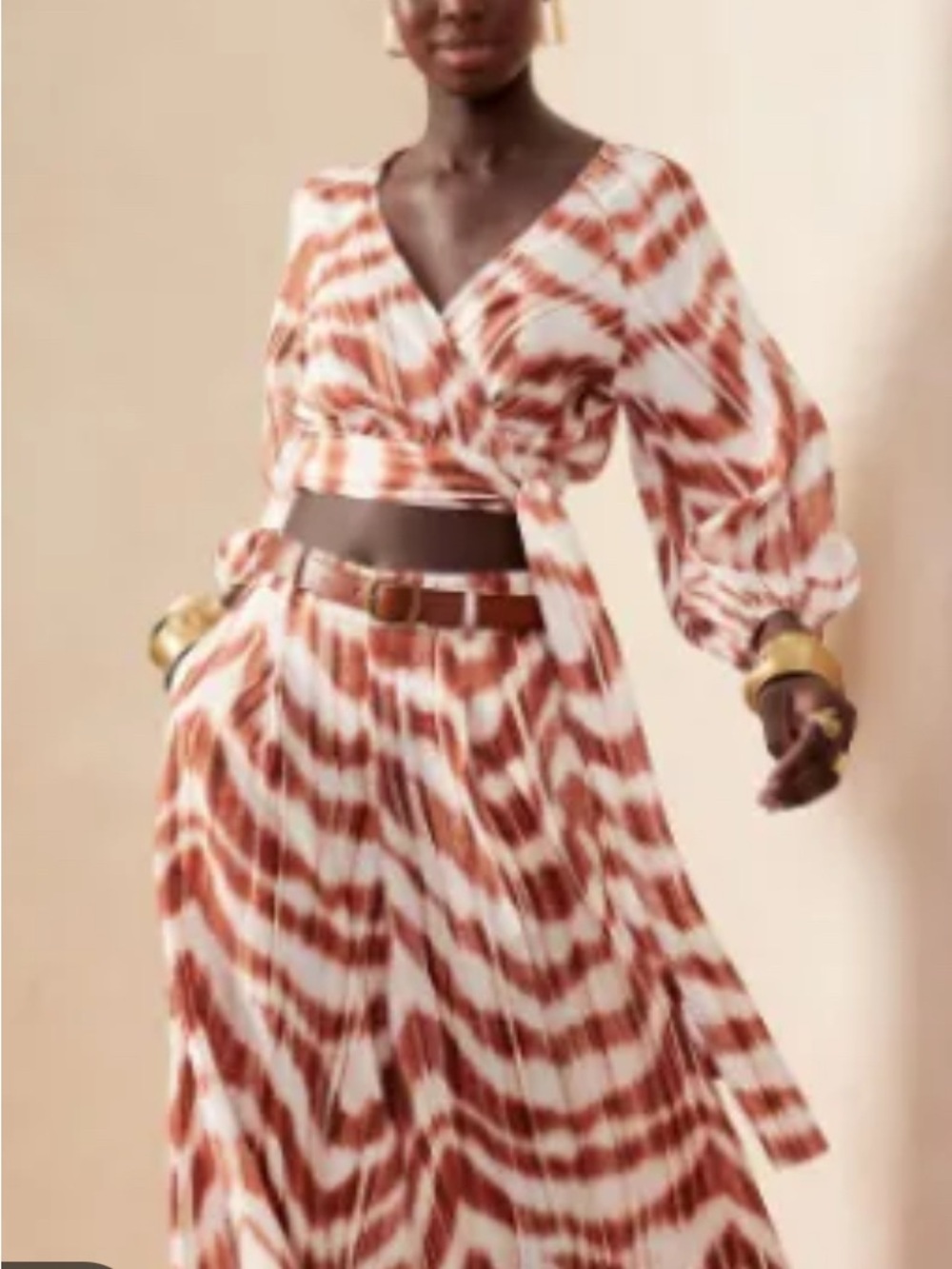 Banana Republic Zebra Linen Set